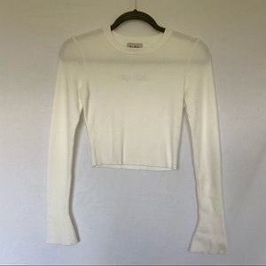 Cry Baby Crop Sweater Top